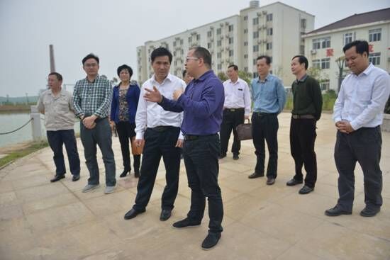 博白縣長(zhǎng)羅培球來(lái)廣西銀億公司調(diào)研